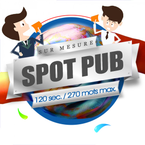 Spot Pub Audio 120sec (1900 caractères)