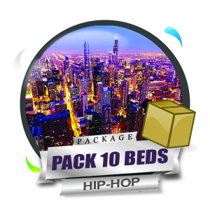 Pack 10 Beds Hip-Hop