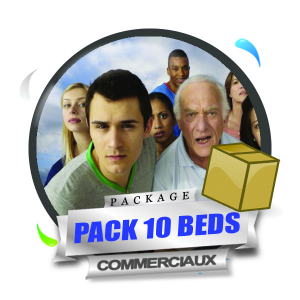 Pack 10 Beds Commerciaux