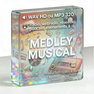Medley musical (sur mesure ou pré-produit)